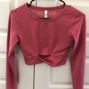 Victoria’s Secret Twist Long Sleeve Crop Top